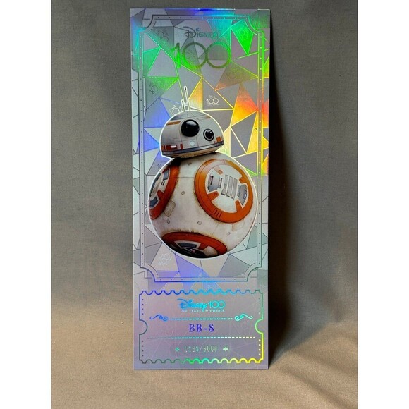 Star Wars BB-8 Disney100 Kakawow Refractor Ticket Jumbo Card Limited Ed. #238 - Picture 1 of 7